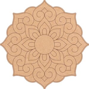 Pre marked Heart Flower Cut Out