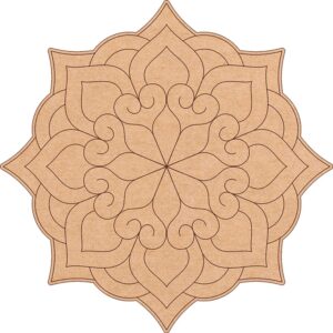 Pre marked Flower Cut Out