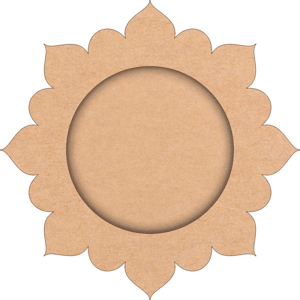 MDF Pooja Thali Base