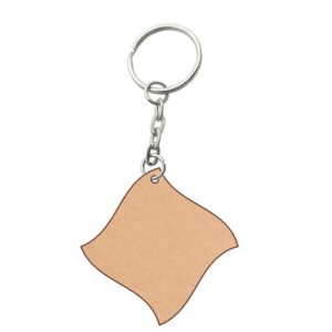 MDF Keychain Bases curved Square