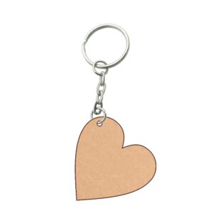 MDF Keychain Bases Heart
