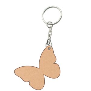 MDF Keychain Bases Butterfly