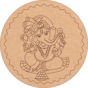 MDF Pre Marked Ganesha Bases