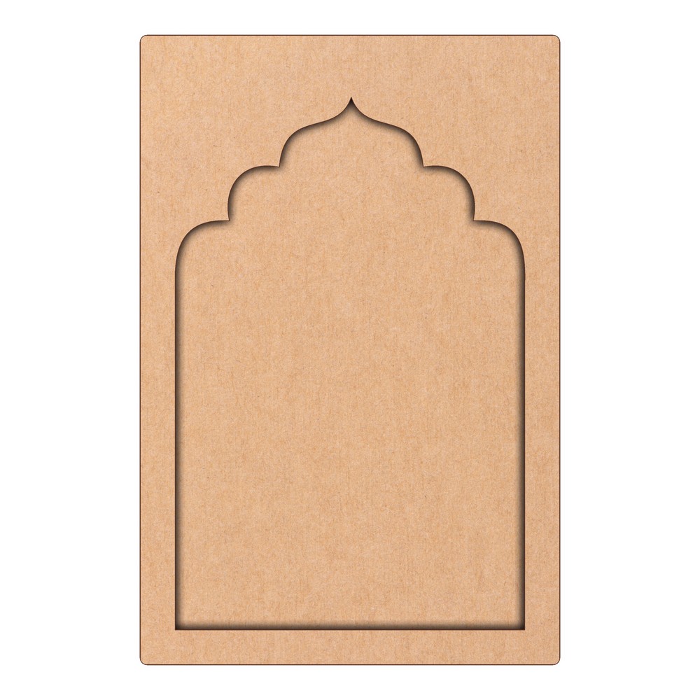 Plain MDF Diy Jharokha Base