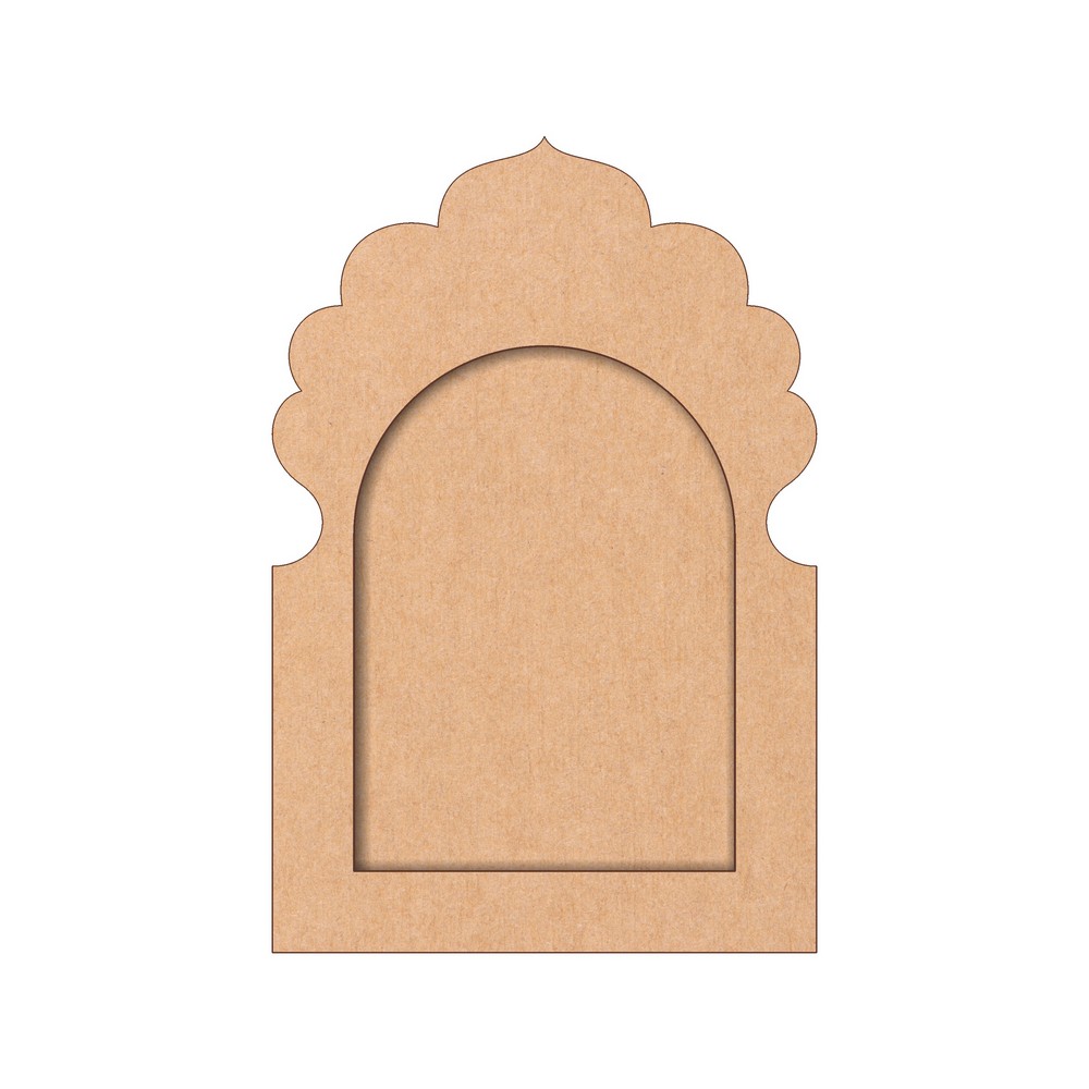 Plain MDF Diy Jharokha Base