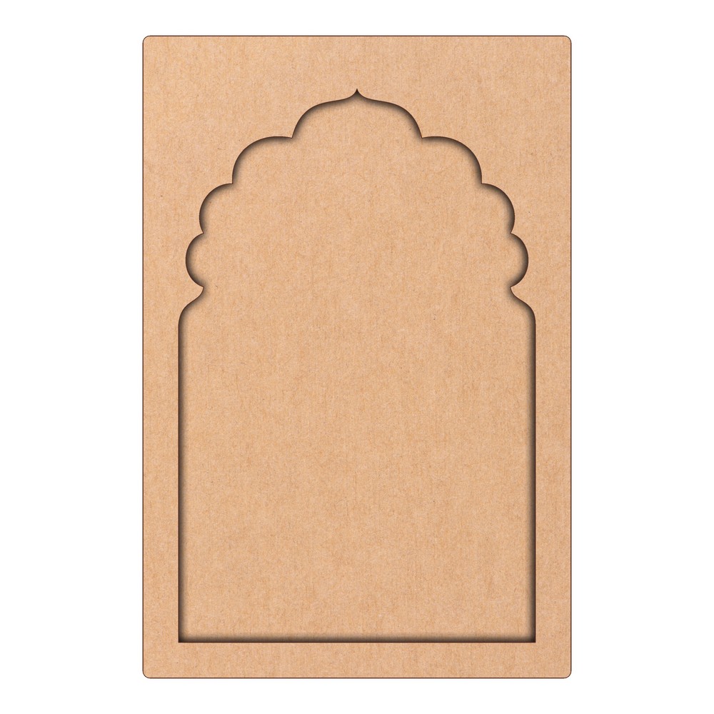 Plain MDF Diy Jharokha Base