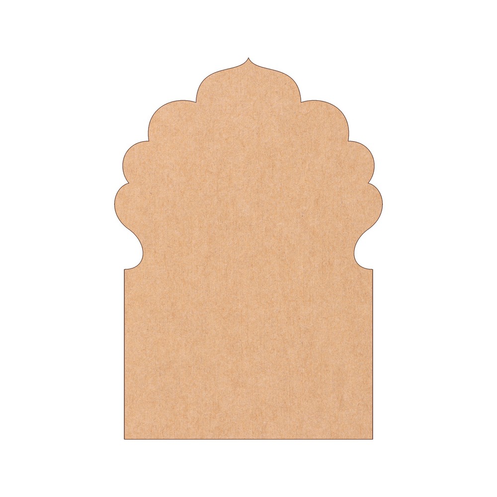 Plain MDF Diy Jharokha Base