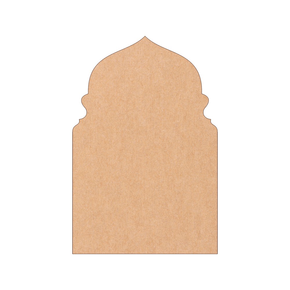 Plain MDF Diy Jharokha Base