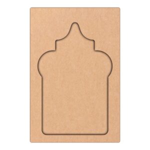 Plain MDF Diy Jharokha Base