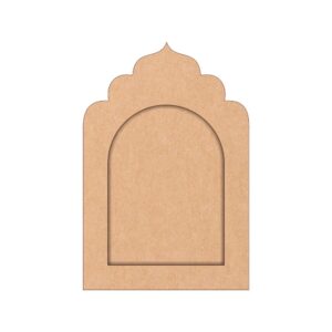 Plain MDF Diy Jharokha Base